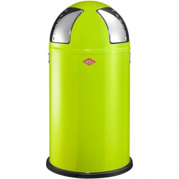 Wesco 175 861-20 - Cubo de la Basura con 2 Agujeros, 50 l, Color Verde Lima
