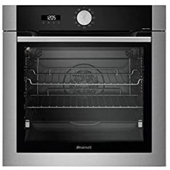 Horno multifunción encastrable Brandt BOP7538X 73L A+ Inox con pirolisis y 8 modos de cocción