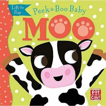 Libro de cartón Moo con solapas para bebés Peek-a-Boo
