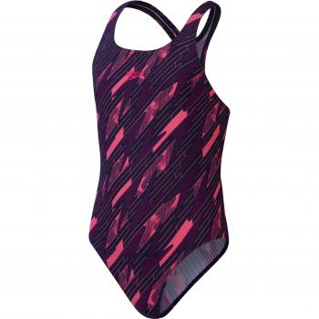 Bañador de niña de natación Speedo Hyperboom Allover Medalist