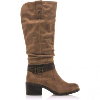 Botas de Mujer Mustang 52763m con Detalle de Tira al Tobillo