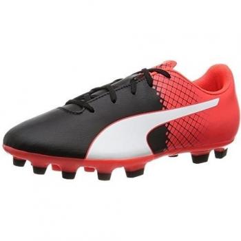 Puma Evospeed 5,5 Ag Jr Botas de Fútbol negro Nero/Bianco/Red Blast Talla:4