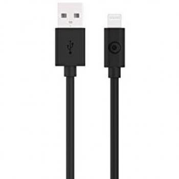 Cable USB A/Lightning BigBen Connected 2.4A 1m Negro (1 unidad)