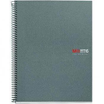 Miquelrius - Cuaderno Notebook The Original - 6 Franjas de Colores, A4, 150 Hojas Cuadriculadas de 5