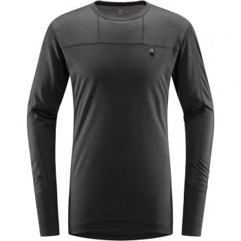 Camiseta Haglofs Natural Blend Tech Crew Neck Hombre Negro
