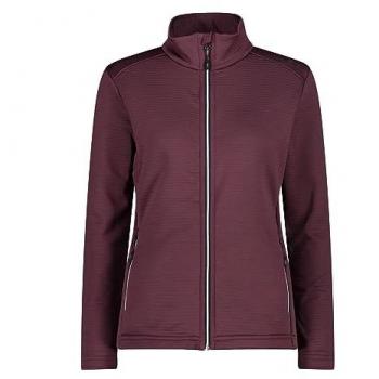 CMP Women's Fleece Jacket - Dark Pink - Size 44/XL