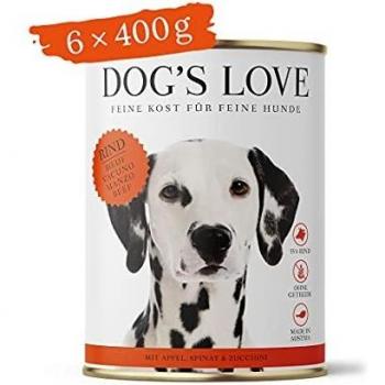 Dog 's Love Classic Vacuno de 6 Pack húmedo Forro