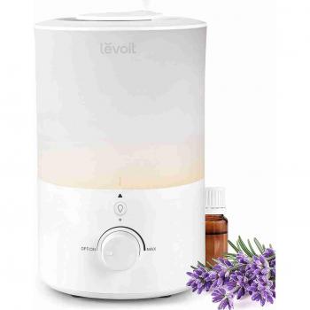 Humidificador Ultrasónico LEVOIT Dual 150, 3L, Top-Fill, Silencioso (28dB), Bruma Fría, Luz Nocturna, Apagado Automático, Sin BPA
