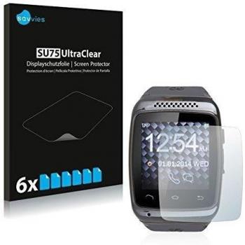 savvies Protector Pantalla Compatible con GoClever Chronos Colour Smartwatch