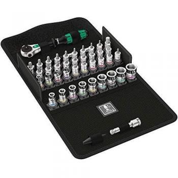 Wera Zyklop Speed 8100 SA All-In Ratchet Set, 1/4 Drive, Metric, 42pc, 05003755001