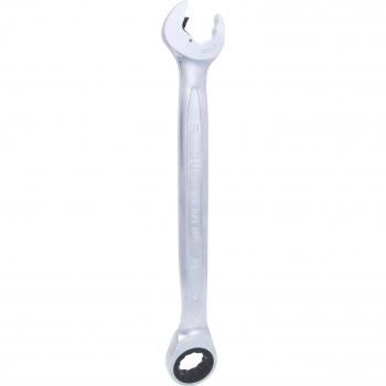 Llave combinada de carraca duo GEARplus KS TOOLS 503.5921, con función de carraca en la llave fija, tamaño 21mm, conmutable, tipo poligonal y boca de trinquete