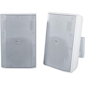 Electro-Voice EVID-S8.2W 8 2-Way 8 Ohms Commercial Loudspeaker, Pair, White