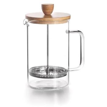 Cafetera Prensa Francesa de Madera y Acero Inoxidable 1L - 8 Tazas