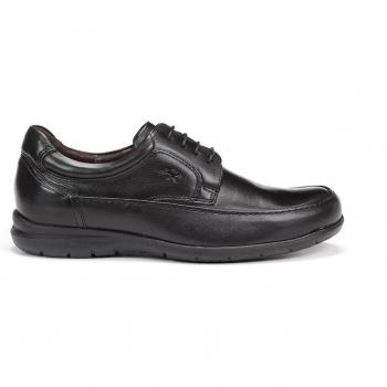 Fluchos Luca 8498 Zapatos de Cordones para Hombre en Piel Color Negro
