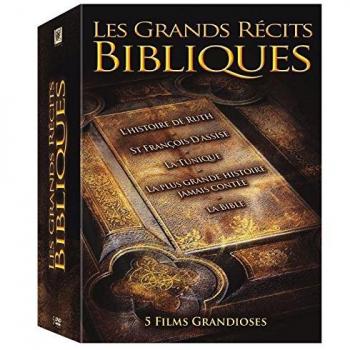 Grands récits bibliques : L'Histoire de Ruth + Saint-François d'Assise + La Tunique + La Plus grande histoire jamais contée + La Bible [Francia] [DVD]
