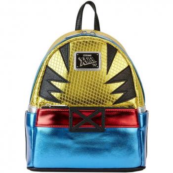 Mini Mochila Loungefly X-Men Wolverine Azul