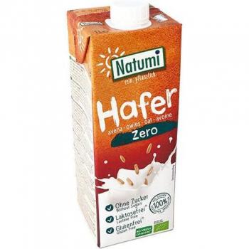 Natumi Bebida de Avena Zero Orgánica Sin Gluten y Sin Azúcar 1L