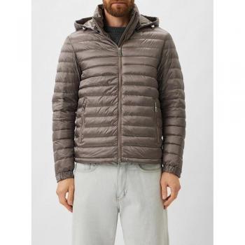 Brown Waterproof Hooded Down Jacket - IT52 | XL