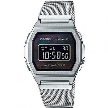 Casio Reloj Digital para Unisex Adulto de Cuarzo con Correa en Acero Inoxidable A1000M-1BEF