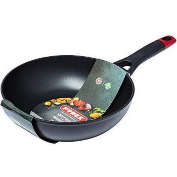 Sartén Wok Pyrex Optima+ Aluminio Forjado Antiadherente 28 cm