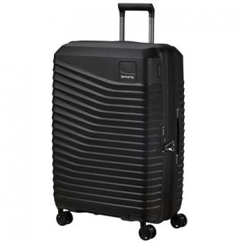 Maleta Samsonite Intuo Carro Expandible Mediano Negro 69 cm - 87L, Equipaje de Mano Unisex Adulto