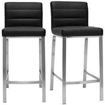 Taburetes de bar modernos negros 66 cm TOMY