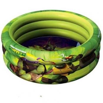 TORTUGAS NINJA - Piscina de 3 Anillos con diámetro de 100 cm