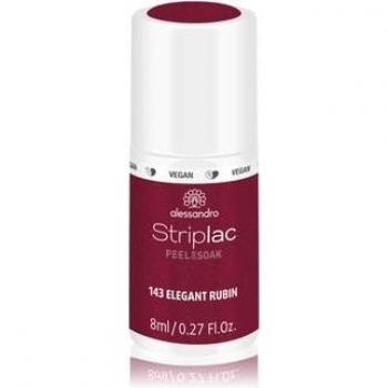 Alessandro Striplac Peel Or Soak Lacas de uñas 8 ml 143 - ELEGANT RUBIN - Vegan, Rubí elegante