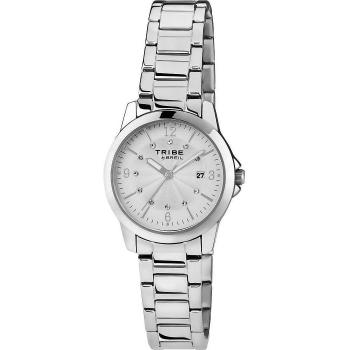 Reloj de Mujer Breil Classic Elegance Mono-Blanco - Acero - Solo Tiempo - 28 mm con Perlas en el Índice