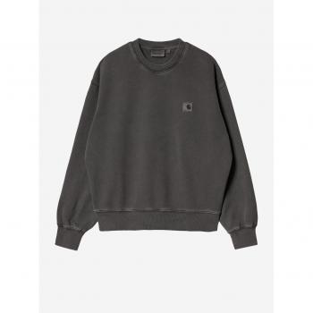 Sudadera Carhartt WIP Nelson Jersey gris de cuello redondo para mujer, talla M