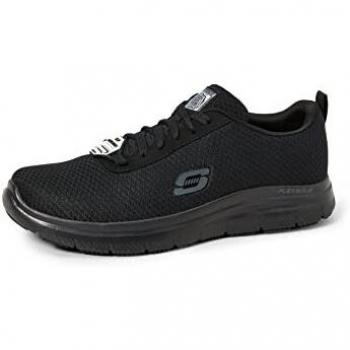 Skechers Flex Advantage SR Bendon Slip-Resistant Work Sneakers - Black - Size 9