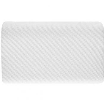 Almohada Viscoelástica Blanca Ortopédica Antialérgica con Soporte para el Cuello 57 x 35 cm