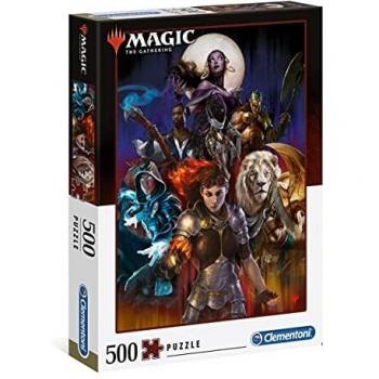 Clementoni Magic The Gathering-Fabricado en Italia-Rompecabezas para Adultos de 500 Piezas