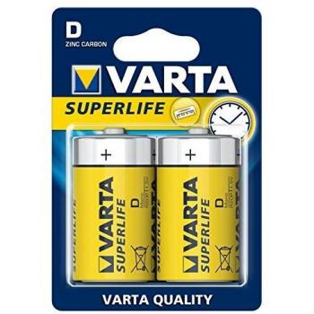 Varta Superlife - Pilas, 1.5 volts, 2 unidades