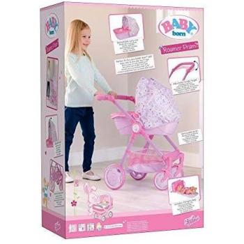 CYP- Coche muñeca de Paseo Baby Born con Cambiador 35x19x54 cm, Multicolor