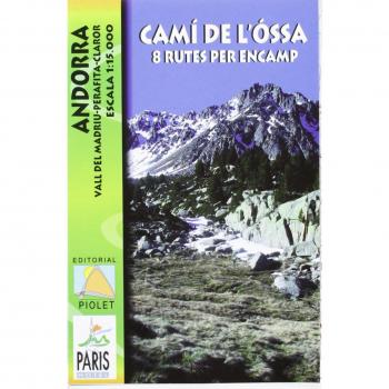 Camí de l'Óssa. 8 Rutes per Encamp. Andorra 1:15.000