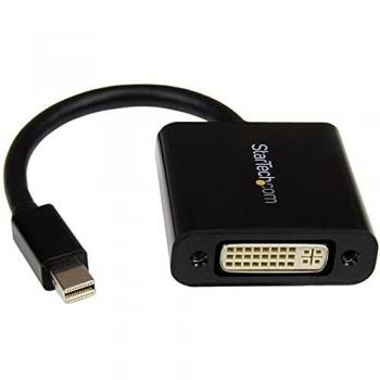 StarTech.com MDP2DVI3 - Adaptador de vídeo Mini DisplayPort a DVI, Color Negro