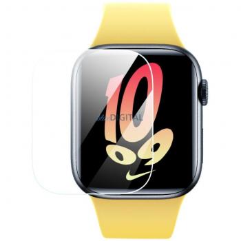 Baseus NanoCrystal Protective Film for Apple Watch 7/8/9, 41mm (2pcs) with Mounting Kit, Transparent
