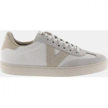 Zapatillas deportivas unisex ciclista con piezas de color y serraje en contraste