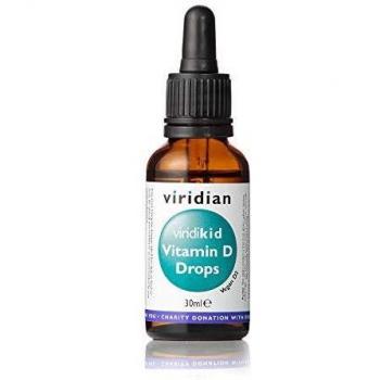 Viridian Viridikid Organic Vitamin D3 400IU Drops (30ml)