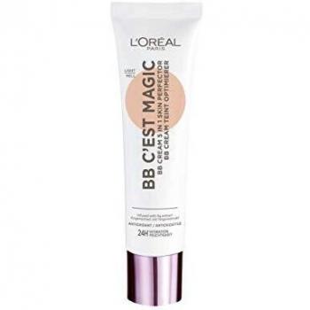 L'Oreal Paris BB Cream C'est Magic 02 Light, Ultra-Lightweight, Infused with Natural Ingredients Fig Extract, Pro-vitamin B5 and Vitamin E, SPF 20