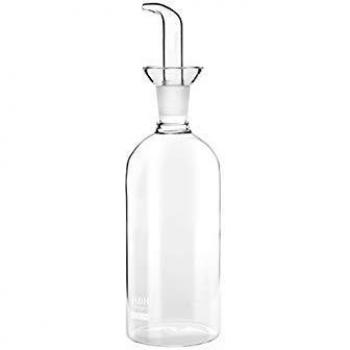 H&H Ampolla de borosilicato Transparente cilíndrico Cc500 para decoración de Mesa