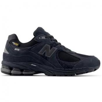 New Balance 2002RPJ Men's Black Sneakers with Mesh and Suede, Size 42.5