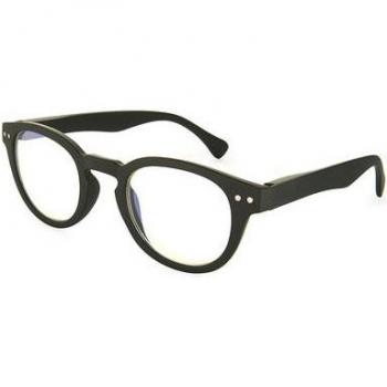 Gafas de ordenador Nordic Vision Junior Negra 0.0, para pantallas, diseño juvenil, color negro, 1 unidad