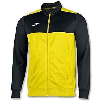 Joma Winner Sudadera, Niños, Amarillo/Negro, 3XS