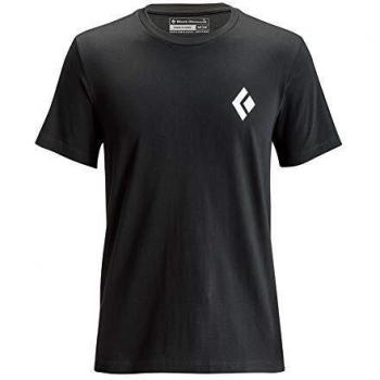 Black Diamond Men's Short Sleeve T-Shirt for Alpinists - Black - Size S