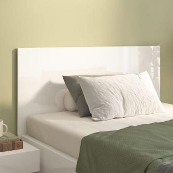 Cabecero de cama blanco minimalista de 120 cm
