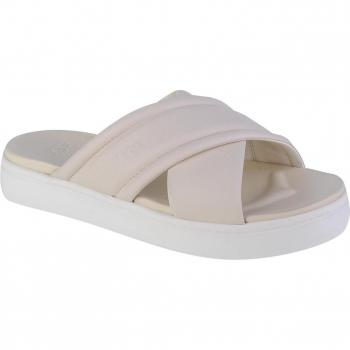UGG Comfy Slippers for Everyday Wear, White Female, Size: 3 UK / Sliders, Female, White, Size: 6 US