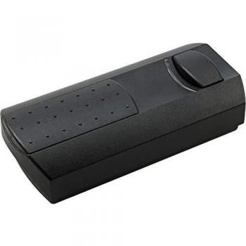 Regulador de intensidad EHMANN T26.07 para LED, color negro, corte de fase, 230 V, 50 Hz, potencia: 3-35 W y 7-110 W/VA