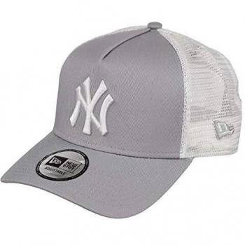 New Era New York Yankees MLB Clean Trucker Cap, Mens grey Cap